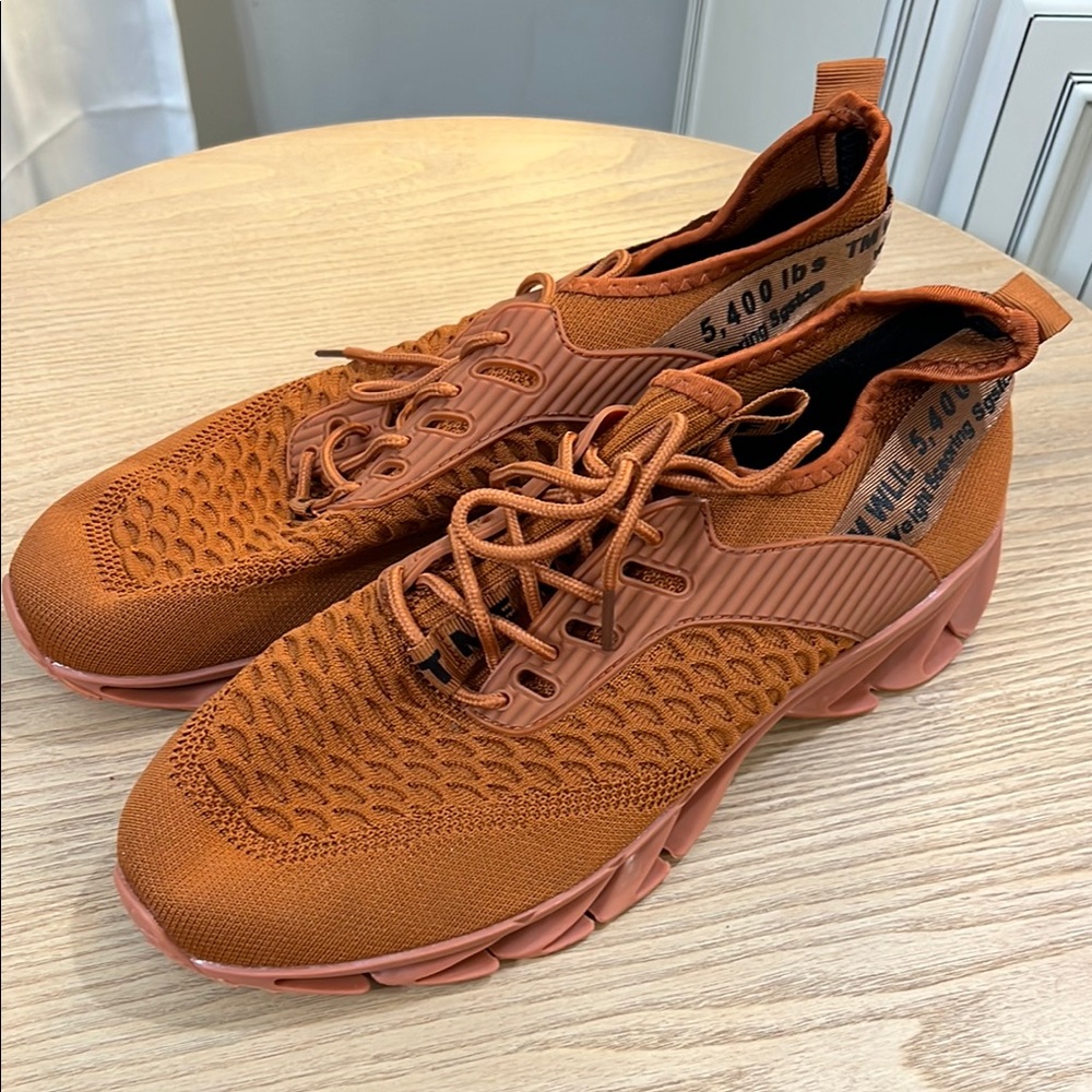 Orange Athletic Sneakers